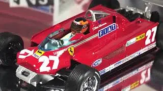 BR438-CH Brumm 1/43 Gilles Villeneuve Ferrari 126 CK Ferrari 3rd Canadian Grand Prix 1981 Lap 57-63