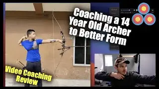 Coaching 14 Year Old Recurve Archer from India on Proper Archery Technique