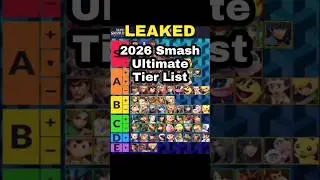 LEAKED 2026 Smash Ultimate TIER LIST! #smashbros #smashultimate #supersmashbros #ssbu #gaming