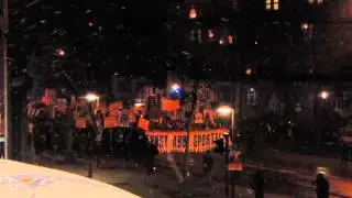 Demonstration f&uuml;r den Stadionausbau im Ernst-Abbe-Sportfeld