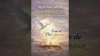 Aqui sua alma encontra paz | Louvor que cura e Palavra que fortalece. #f&eacute; #reflex&atilde;o #shortscrist&atilde;o