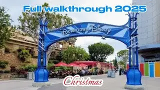 Downtown Disney Christmas walkthrough 
