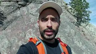 Climbing the Flatirons in Boulder, CO