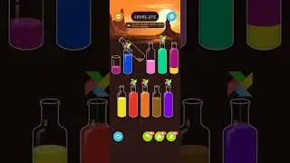 Water Sort Master Level 271- 275 Solution 