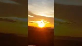 Sunset over the horizon 🌅