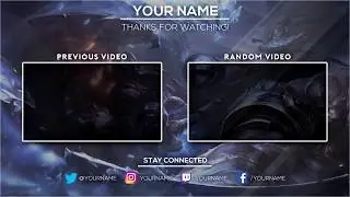 League of Legends - Outro template