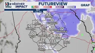 Weather Impact Alert | David Guerrero breaks down potential snow showers and frigid cold
