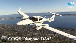 As good as the A2A planes? | COWS Diamond DA42 | MSFS 2024
