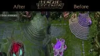 Summoner's Rift Visual Update Map Comparison Old/New