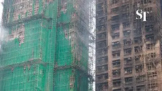 Hong Kong says mesh samples at fire-hit buildings fail standards