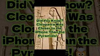 Mind-Blowing History! Cleopatra, Pyramids, and the iPhone Connection 😲