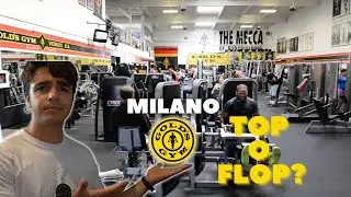 GOLD'S GYM a MILANO, TOP O FLOP? || prima GOLD GYM in italia💥