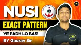 EXACT NUSI Goa Exam Pattern! Ye Padh Lo Ho Jayega NUSI Entrance Exam Clear! BM GP RATING