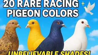 20 Rare Racing Pigeon Colors | Stunning & Unique Variations 🕊️✨