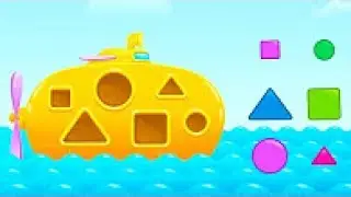 Kids Learn to Sort Shapes, Colors, Size Educational learning games for Children