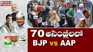 70 Assembly Constituency Elections Start In Delhi @ Delhi Assembly Elections 2020 | MAHAA NEWS