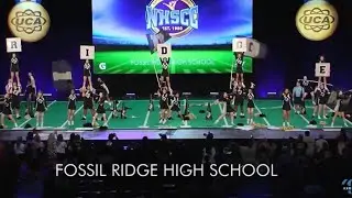 Fossil Ridge High School UCA Nationals 2023 small varsity D1 game day semifinals