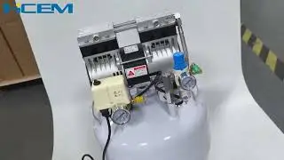 220V SPERAN 8bar Portable 30L 1HP Oil Free Air Compressor Silent Medical Dental Air Compressor
