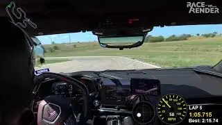 The Drivers Edge HPDE at Eagle's Canyon Raceway in a C8 Z06 October 2025 Day 2 Session 2
