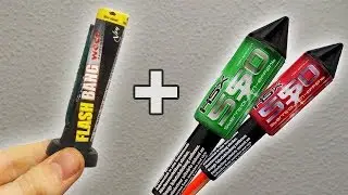 MEHRFACH SALUT Rakete aus FLASHBANGS bauen / Silvester Raketen tunen [HD]