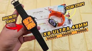 X8 Ultra 49mm Smartwatch | X8 Ultra Smartwatch | Watch 8 Ultra | Ocean Bands | Complete Review