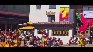 Black necked crane festival au Bhoutan
