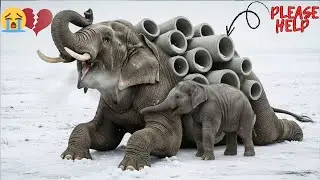 Heroic Rescue Team Saves Elephant&rsquo;s Life | Emotional Animal Rescue Story |  Wildlife Rescue Story
