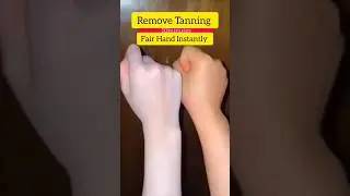 😱Most Easy Manicure In 2 Minutes | Get Fair Hand Instantly, Remove Suntan #skincare #ytshorts