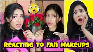 Reacting to My *Fan Makeups* (Inspired) 😍 | *Emotional* | Nilhearts | Nilanjana Dhar