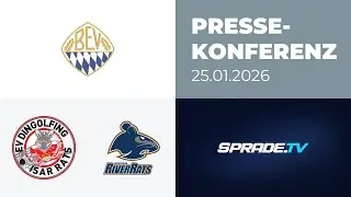 25.01.2026 - Pressekonferenz - EV Dingolfing vs. ESC Riverrats Geretsried