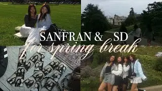 SPRING BREAK VLOG *san francisco & san diego edition 🌴🌊