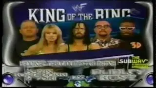 WWF King of the Ring 2000 Matchcard