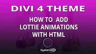 Divi 4 How To  Add Lottie Animations With HTML 👍