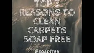 Top 3 reasons to clean soap free, detergent free