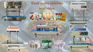 Band Sealer Machine Trial Video
