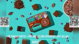 1 pm Turkish Coffee + Fortune Telling Experience East Village