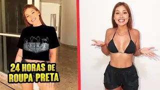 24H USANDO APENAS ROUPAS PRETAS!!!!
