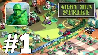 Army Men Strike - Military Strategy Simulator Gameplay Walkthrough Part 1 - (iOS, Android)