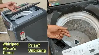 Whirlpool Top Load Lashing Machine Price, Unboxing, demo Telugu | Best washing machine under 15000