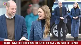 Prince William & Princess Catherine Make a SWEET NOD to Scotland in Matching Blue Outfits
