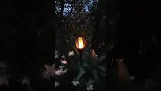 Gartenfackel LED Flammeneffekt Solar