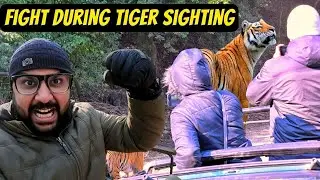 TIGER SIGHTING KE TIME HO GAYI LADAI | DHIKALA SAFARI | JIM CORBETT BEST ZONE