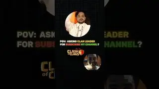 When You Ask for a Subscribe in COC? 😂 Clash of Clans #shorts