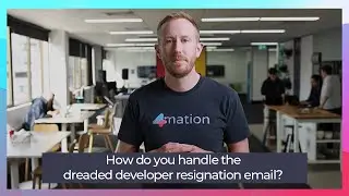 How do you handle resignation emails from your developers?