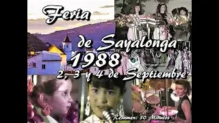 Feria de Sayalonga 2, 3 y 4 de Septiembre de 1988.