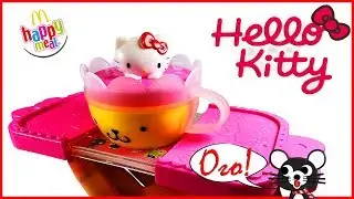 Чайная кружка и поднос ХЭЛЛО КИТТИ Игрушки ХЭППИ МИЛ Макдоналдс HELLO KITTY McDonald's Happy Meal TO
