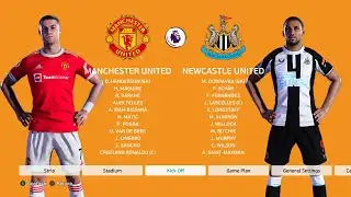 PES 2021 - Manchester United vs Newcastle United - Premier League 2021/22 | eFootball 2022 Mod