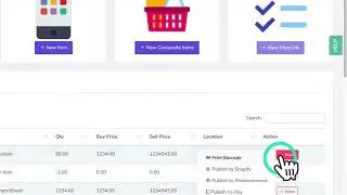 Barcode Printing in ZapERP