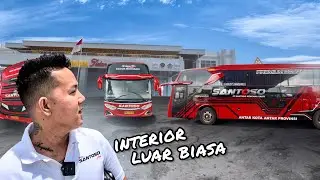 REVIEW Bus TERBARU PO Santoso & Terminal Baru kota Magelang