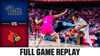 Pitt vs. Louisville Full Game Replay | 2023-24 ACC Women’s Basketball